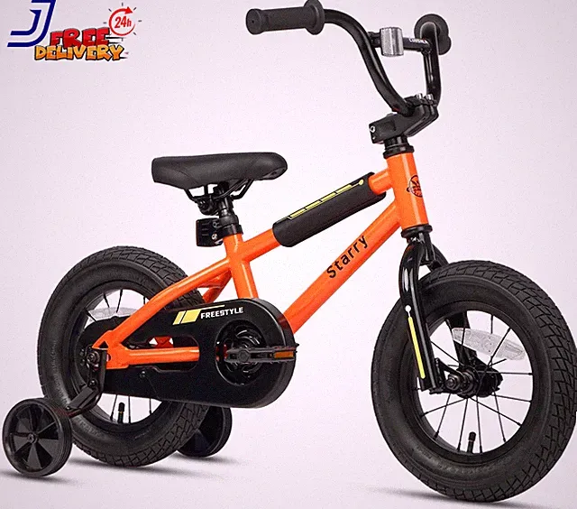 12 14 16 18 Inch Kids Bike BMX Style Bicycle with Training Wheels Coaster Brake