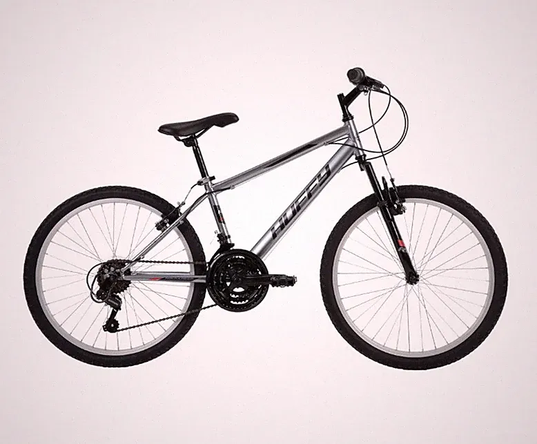24” Rock Creek Mountain Bike, Fits Riders 58”-70”, Gray, Youth, Boy’s 18 Speeds