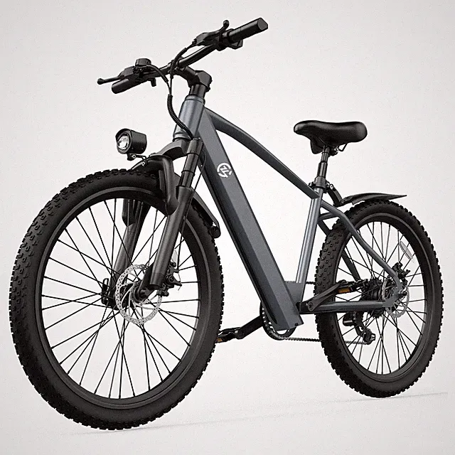 24in Electric Bike for Adults 500W Motor 22MPH 7 Speed City Commuting E-bike
