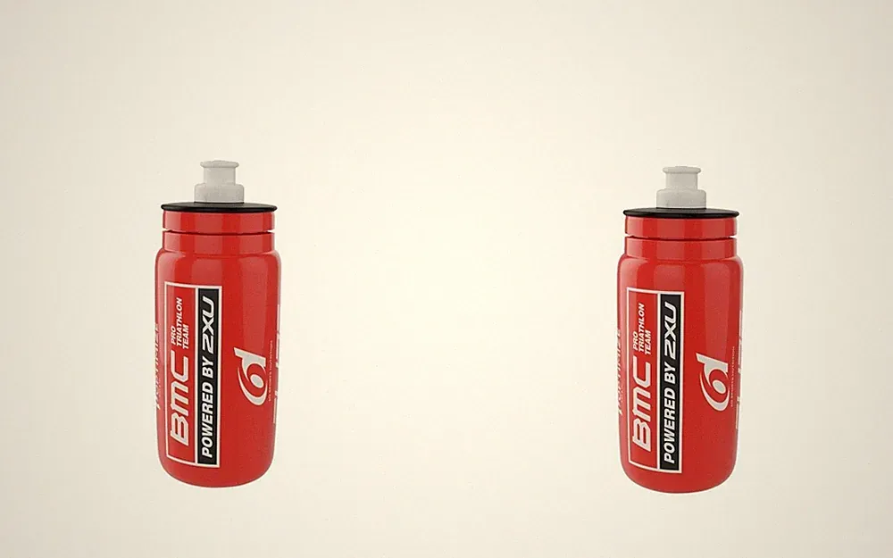 2X ELITE FLY TEAM BMC PRO TRIATHLON CYCLING BOTTLES – 550ML (18OZ) – PAIR