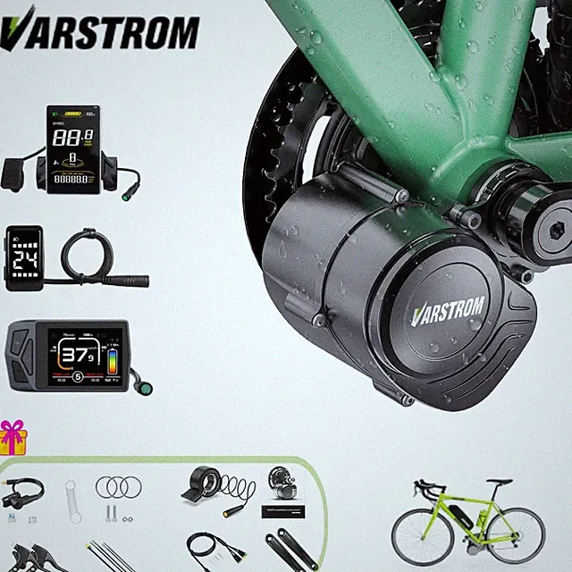 48V 750W TONGSHENG TSDZ8 Mid Motor Kit DIY Electric Bike Conversion Torque Kits