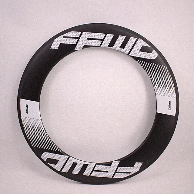 700C Fixed Gear Road Bike Full Carbon Rim Tubular Clincher Tubeless Ring UD 3K