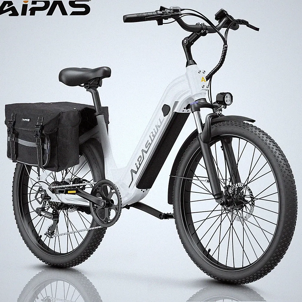 Aipas C1 MAX Electric Bicycle 1100W 48V 18Ah 28MPH 24" 85 Miles 90Nm Torque