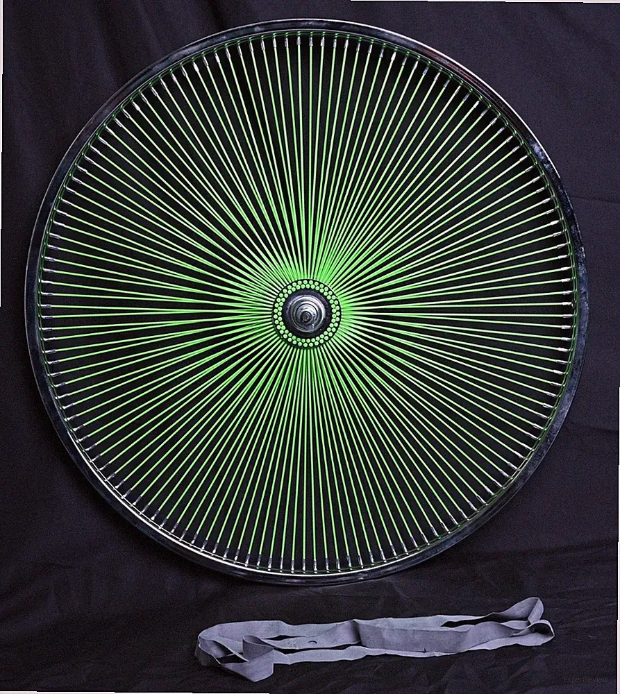 BICYCLE 26" WHEEL GREEN 140 SPOKES COASTER BRAKE BEACH CRUISER LOWRIDER BIKE