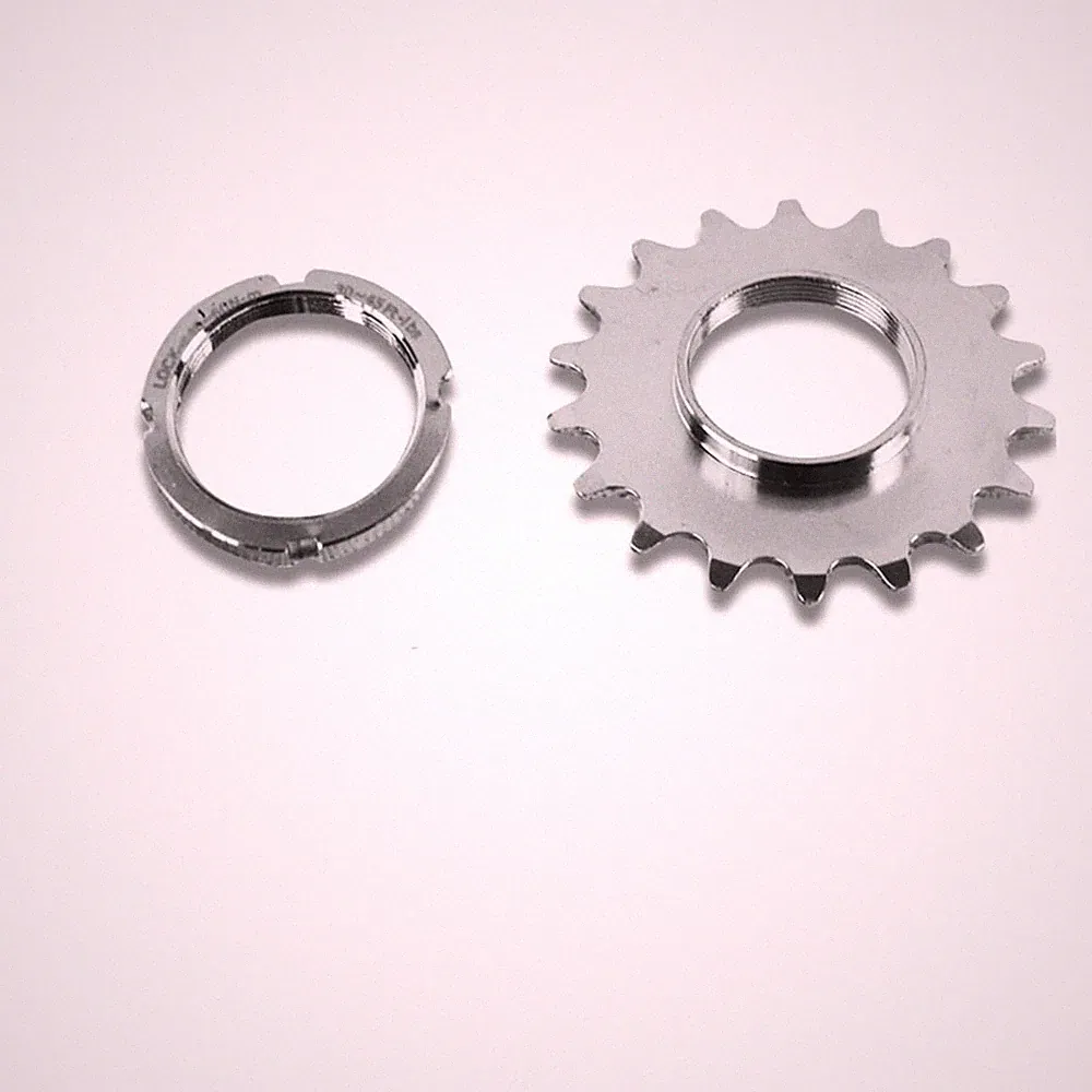 catazer Fixed Gear Freewheel Cog Lockring Set for Fixie Track Bike 18T set