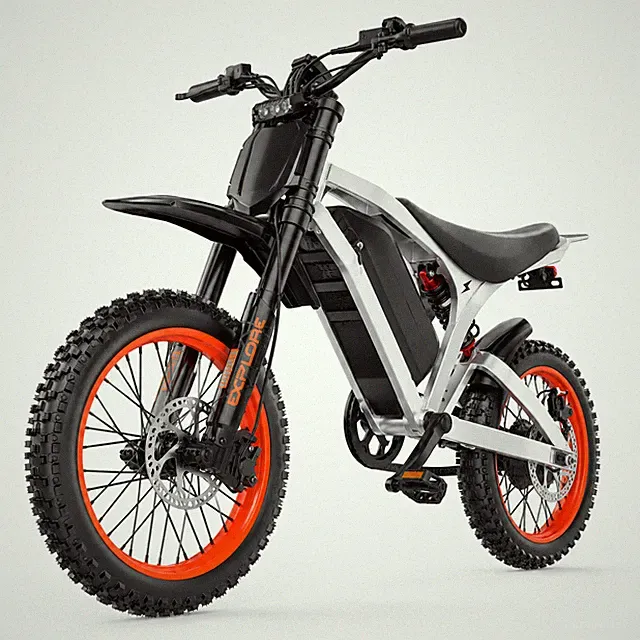 Electric Dirt Bike for Teens Adults, 14" Fat Tire 1500w 18ah Electric Motorcycle