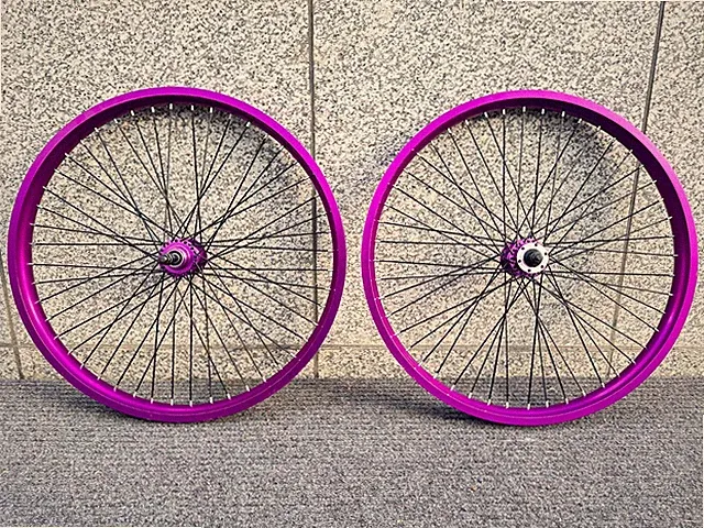 Heavy Duty 20'' 12G 48 Spokes Bike Wheel Set Front & Rear Rim - MTB Road Bicycle