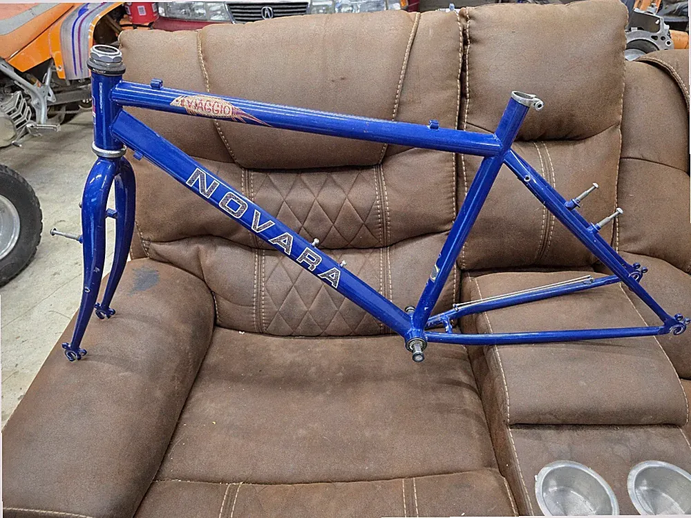 REI Novara Viaggio 18" Hybrid Bike Bicycle Chromoly Frame Fork