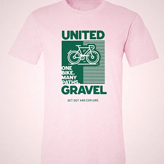 United Gravel Biking T-shirt One Bike Many Paths